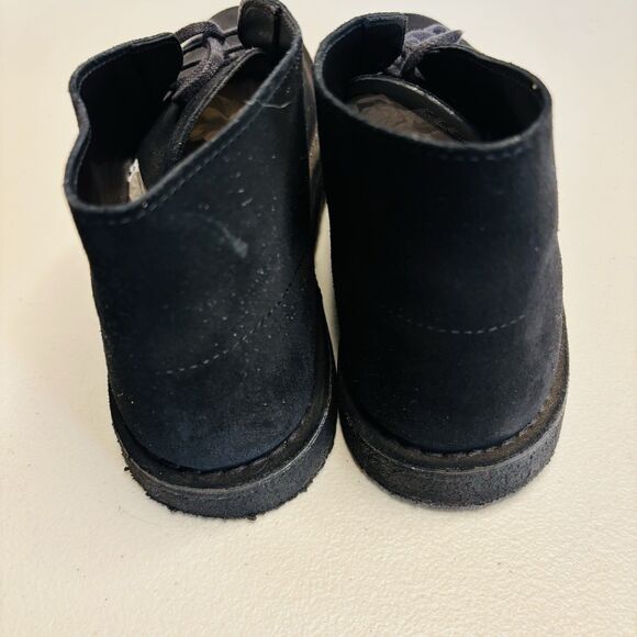 Clarks Desert Boot 12 M Men's Chukka Black Charles F. Stead Leather Upper W/Box - Picture 4 of 16